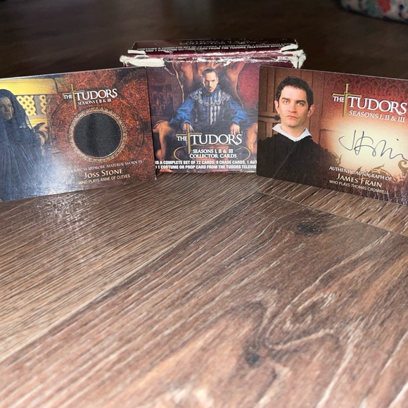 Tudors Collectors Cards ~ rare Autograph and Wardrobe - Picture 1 of 8